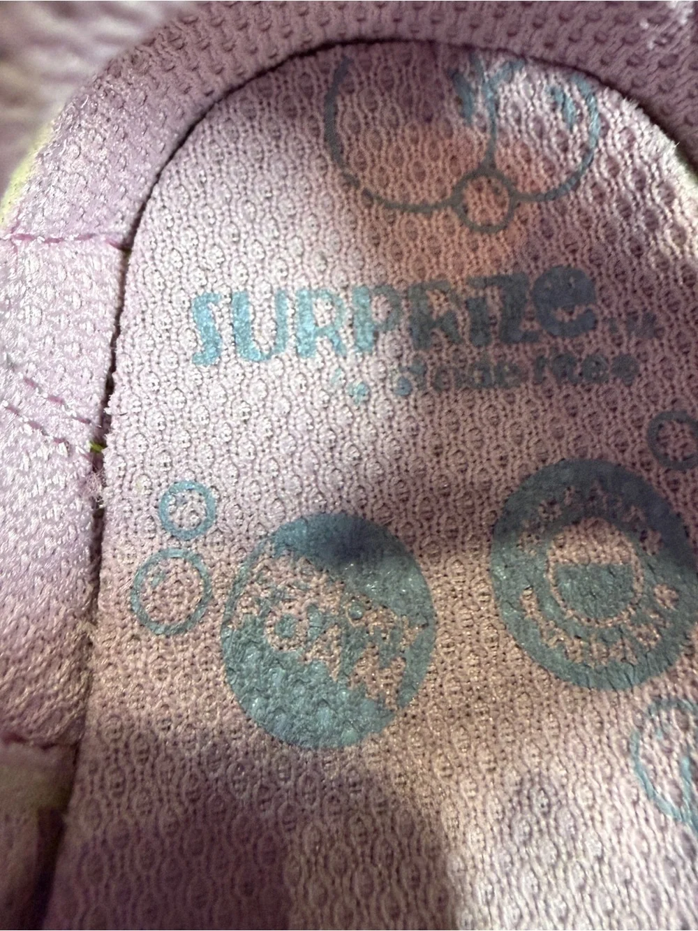 Surprize by Stride Rite Toddler Kids Blue and Pink Athletic Sandals Shoes Sz 3M